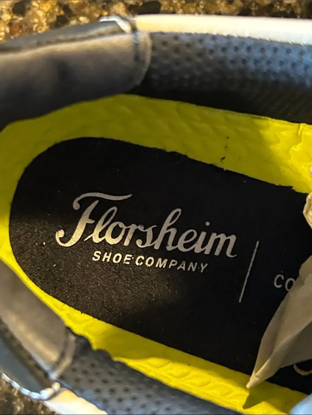 NEW Florsheim Mens Leather White Sneakers